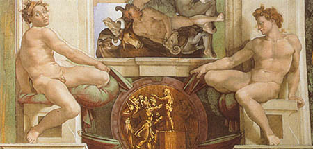 Сикстинская капелла. Микеланджело Буаноротти.
